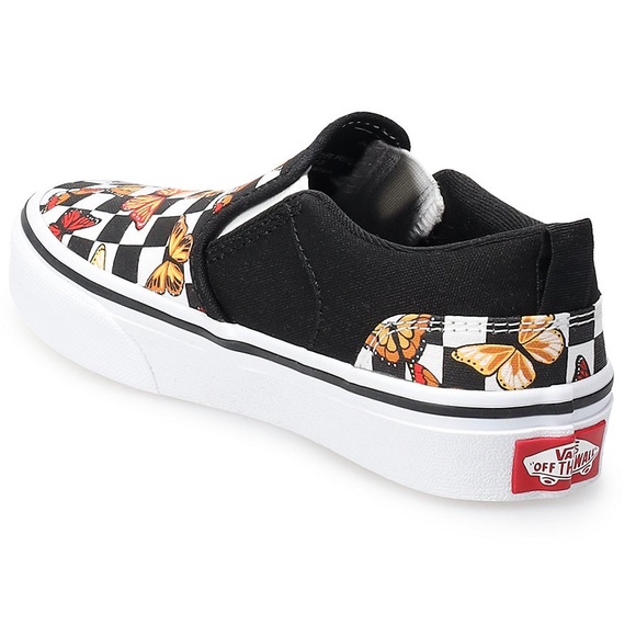 Vans  Asher Butterfly Girls' Slip-On Shoes size 6 new with box.  #11 - Picture 3 of 10